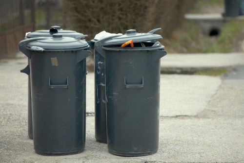 Variety of office items being cleared for disposal